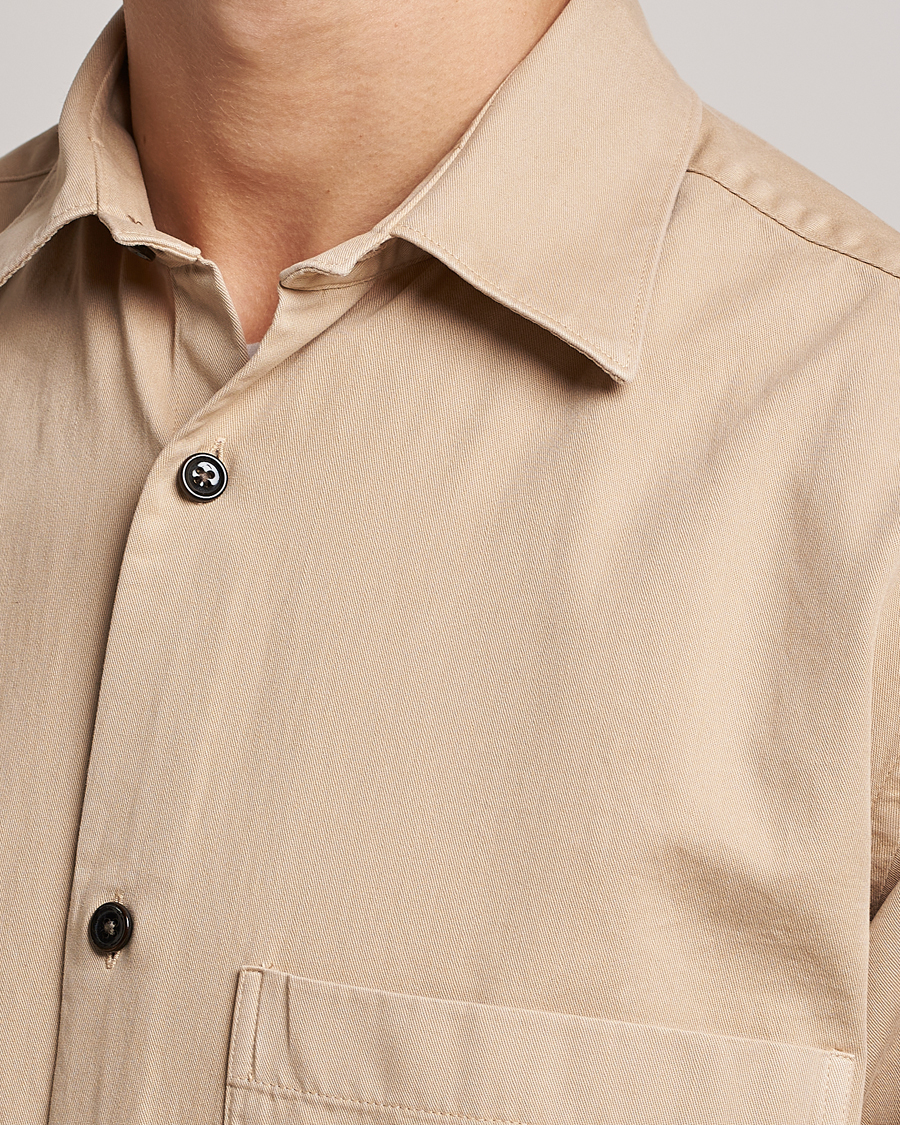 Homme | Chemises | NN07 | Freddy Pocket Overshirt Light Khaki