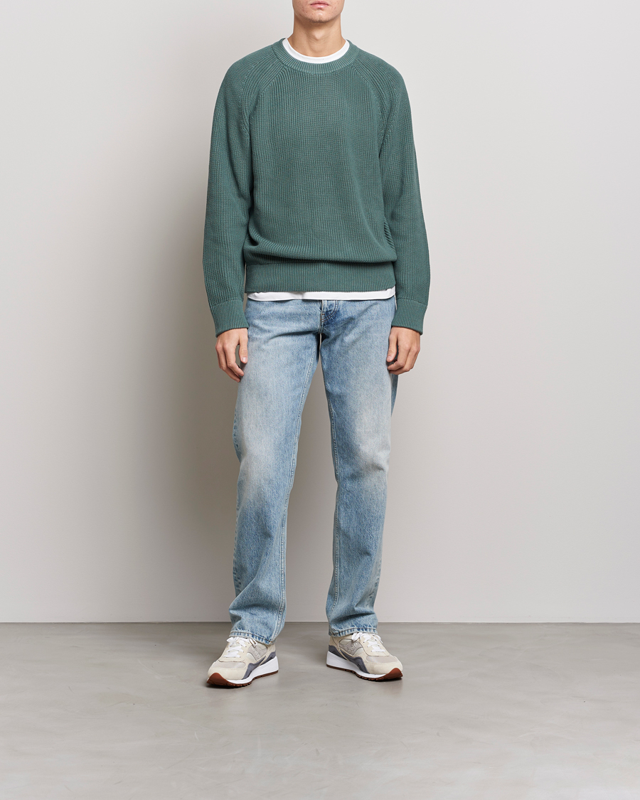Homme | Pulls Et Tricots | NN07 | Jacobo Cotton Knitted Sweater Forest Mint