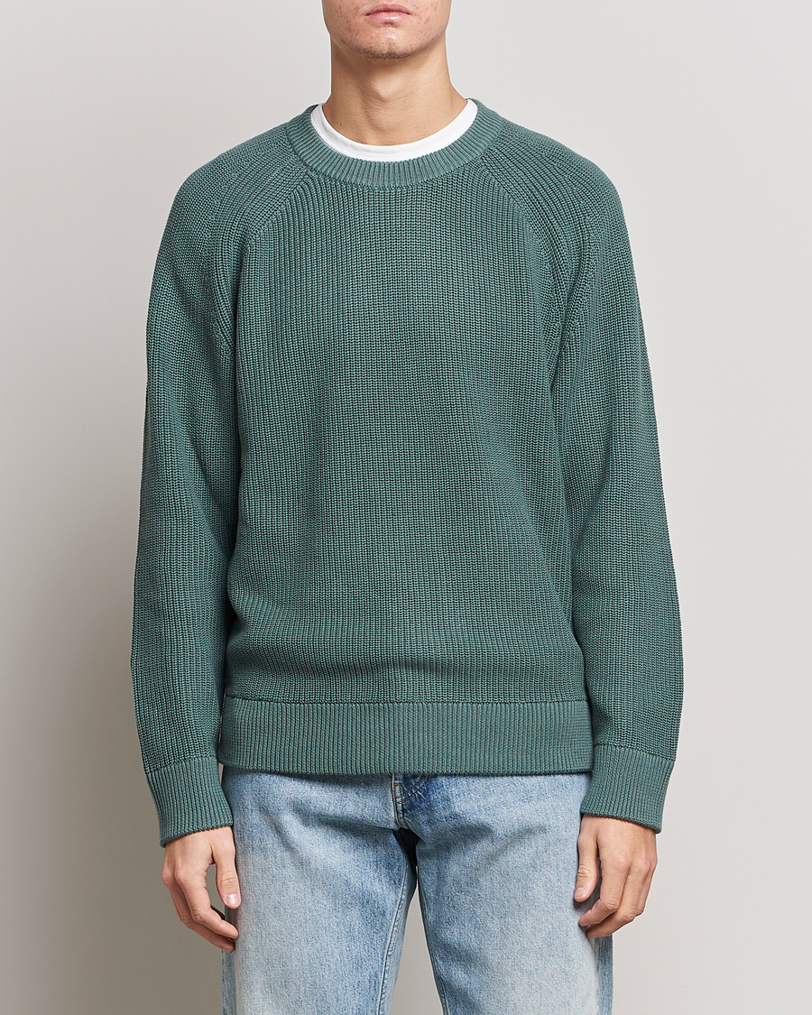 Homme | Pulls Et Tricots | NN07 | Jacobo Cotton Knitted Sweater Forest Mint