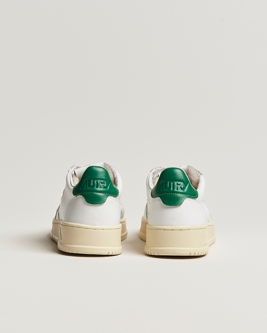 Homme | Autry Medalist Low Sneaker White/Green | Autry | Medalist Low Sneaker White/Green