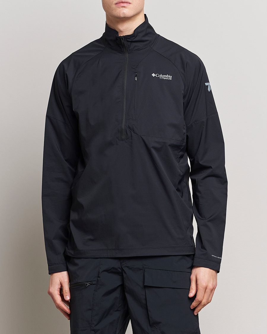 Homme | Manteaux Et Vestes | Columbia | Titan Pass Lightweigt Half Zip Jacket Black