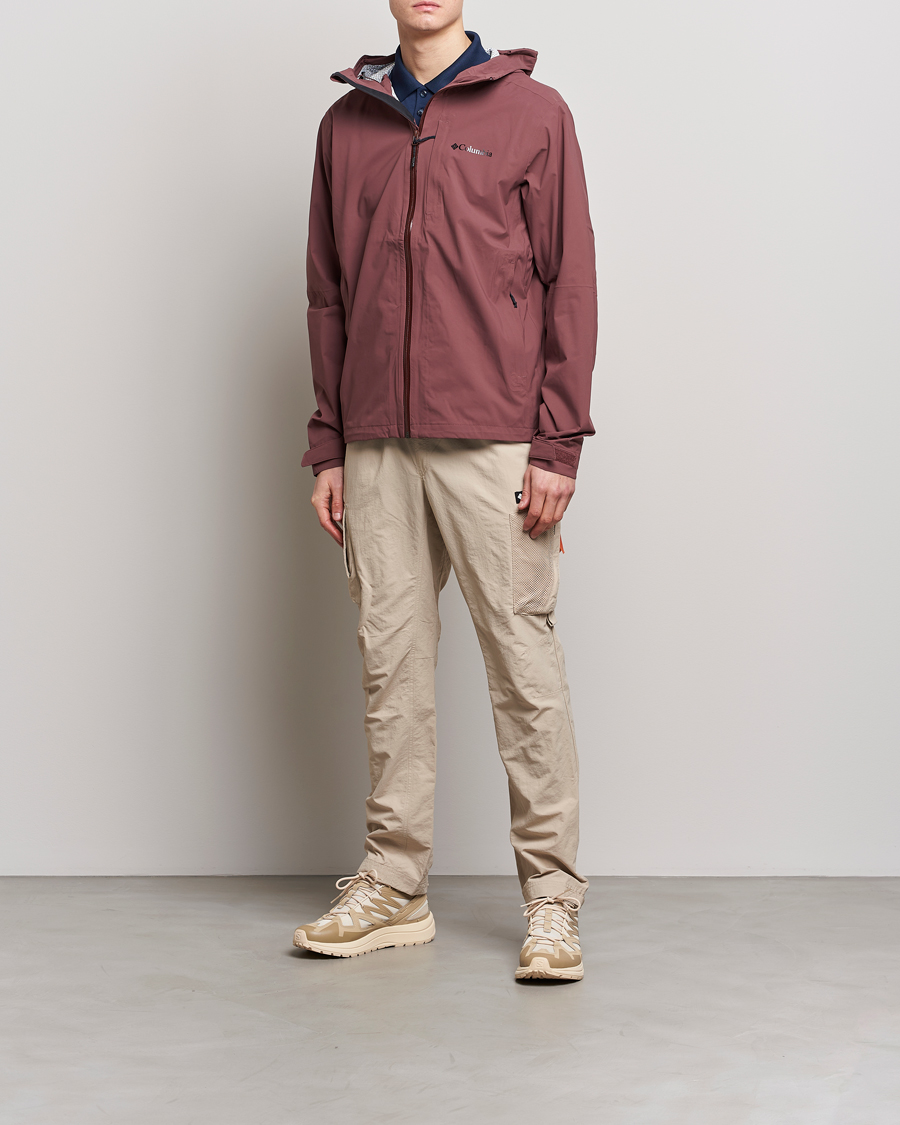 Homme | Manteaux Et Vestes | Columbia | Omni Tech Ampli Dry Shell Jacket Light Raisin