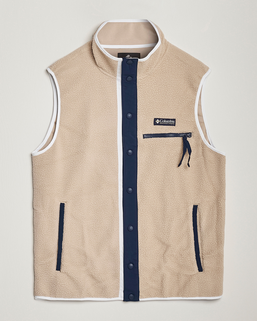 Homme | Pulls Et Tricots | Columbia | Helvetia Fleece Vest Ancient Fossil