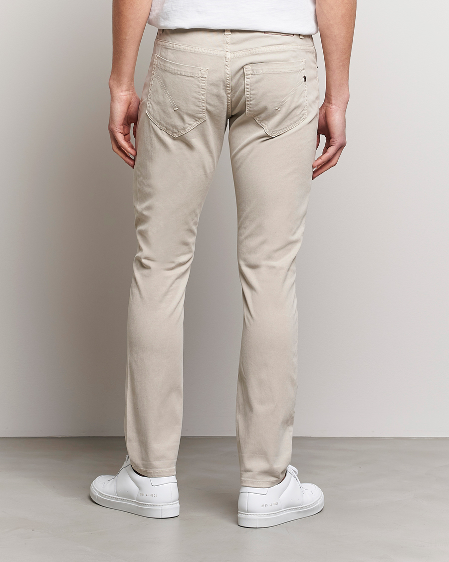 Homme | Pantalons | Dondup | George Gabardine 5-Pocket Sand
