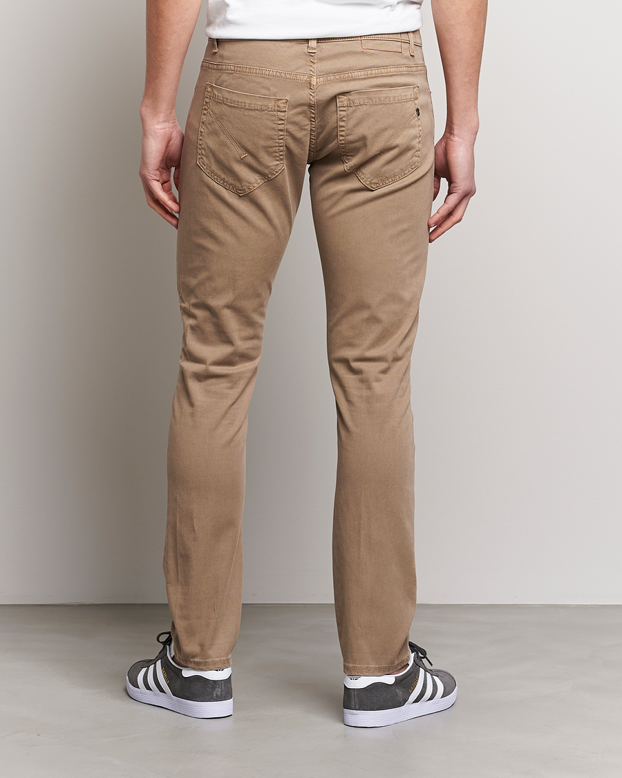 Homme | Pantalons | Dondup | George Gabardine 5-Pocket Khaki
