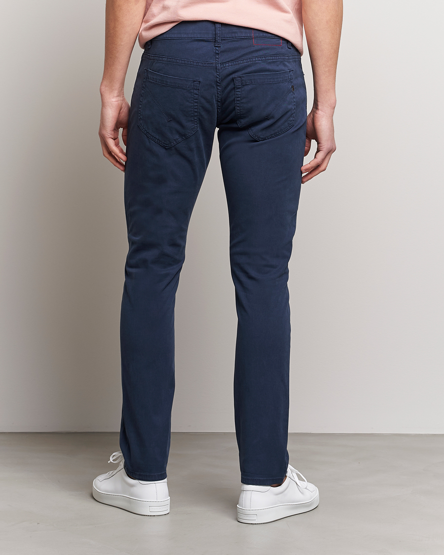 Homme | Pantalons | Dondup | George Gabardine 5-Pocket Navy