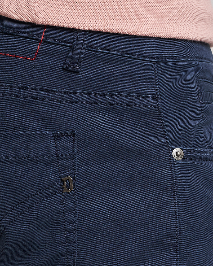 Homme | Pantalons | Dondup | George Gabardine 5-Pocket Navy