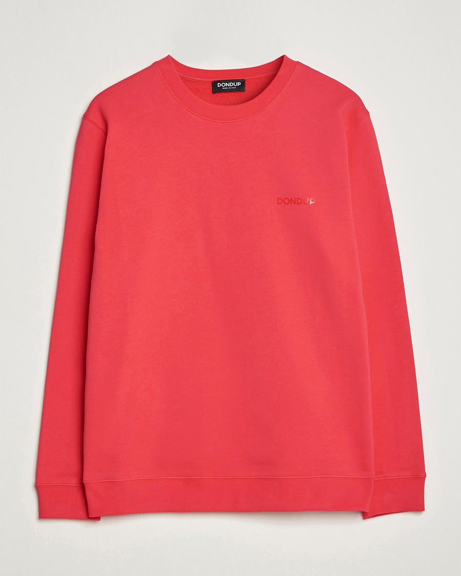 Homme | Pulls Et Tricots | Dondup | Logo Sweatshirt Coral