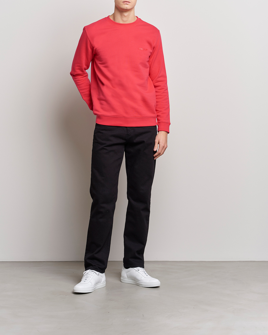 Homme | Pulls Et Tricots | Dondup | Logo Sweatshirt Coral