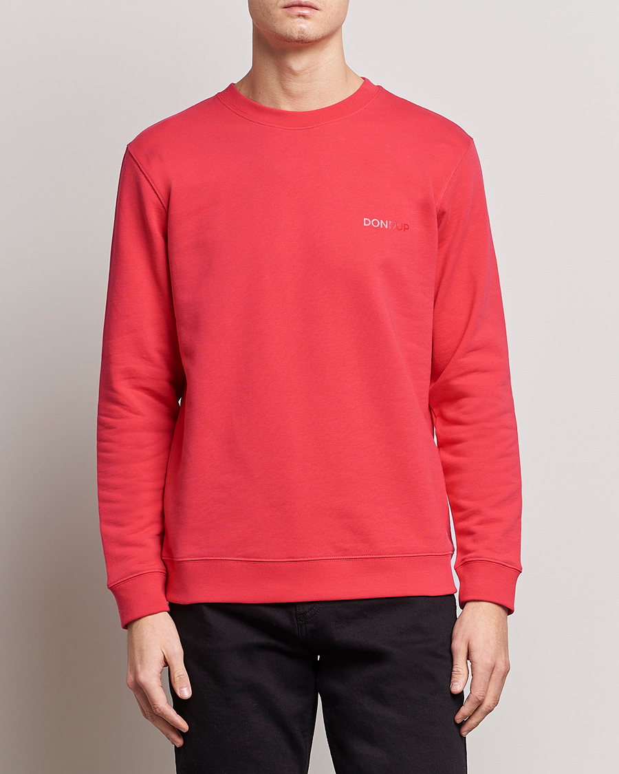 Homme | Pulls Et Tricots | Dondup | Logo Sweatshirt Coral