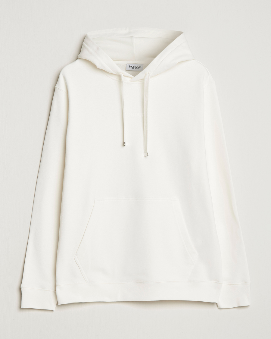 Homme | Pulls Et Tricots | Dondup | Logo Hoodie White