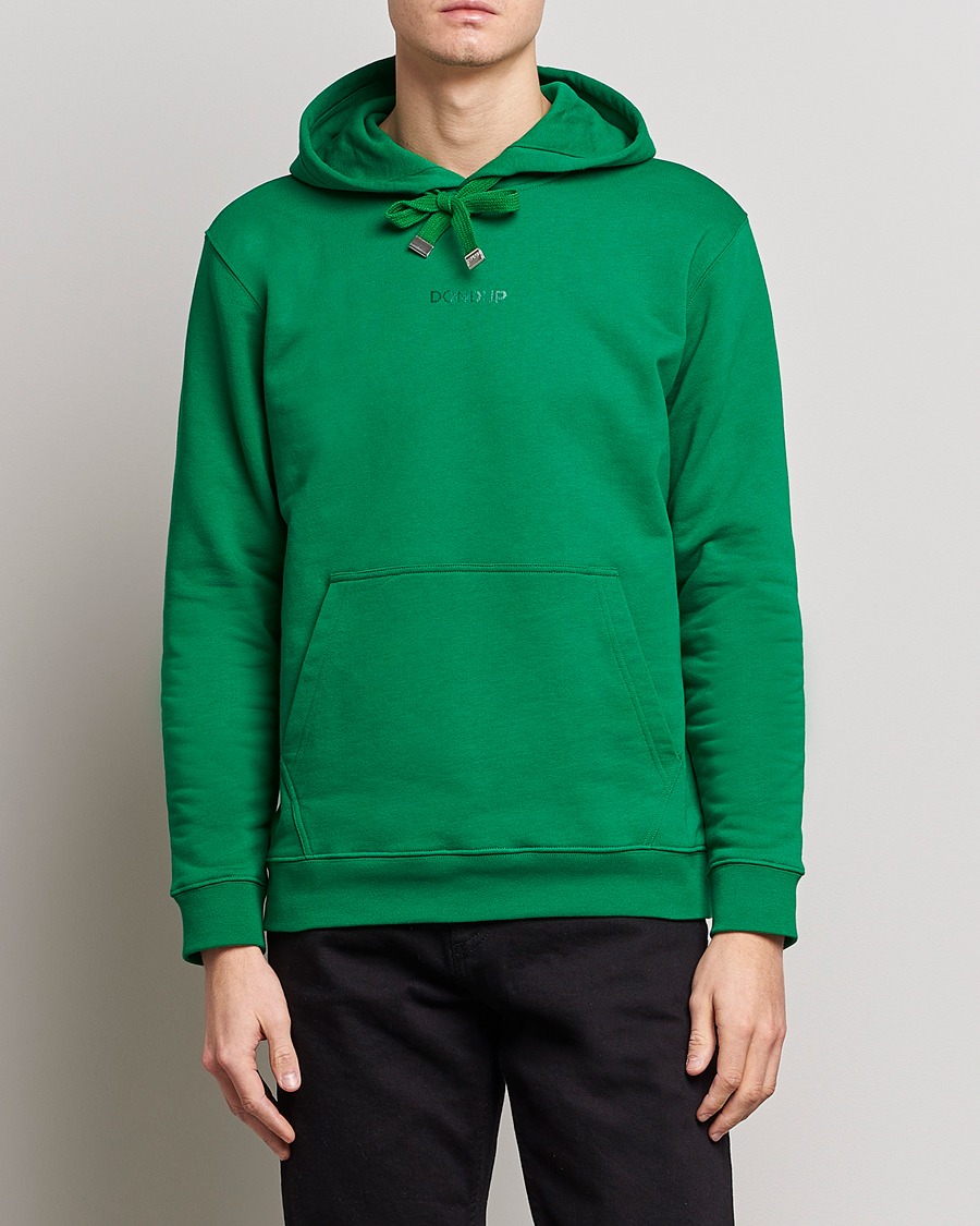 Homme | Pulls Et Tricots | Dondup | Logo Hoodie Green