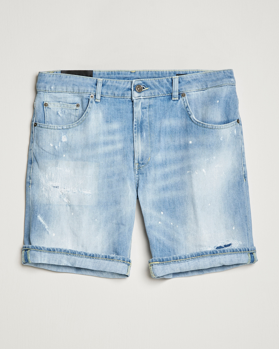 Homme | Shorts | Dondup | Derick Bull Denim Shorts Light Blue