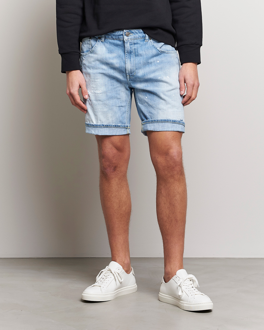 Homme | Shorts | Dondup | Derick Bull Denim Shorts Light Blue