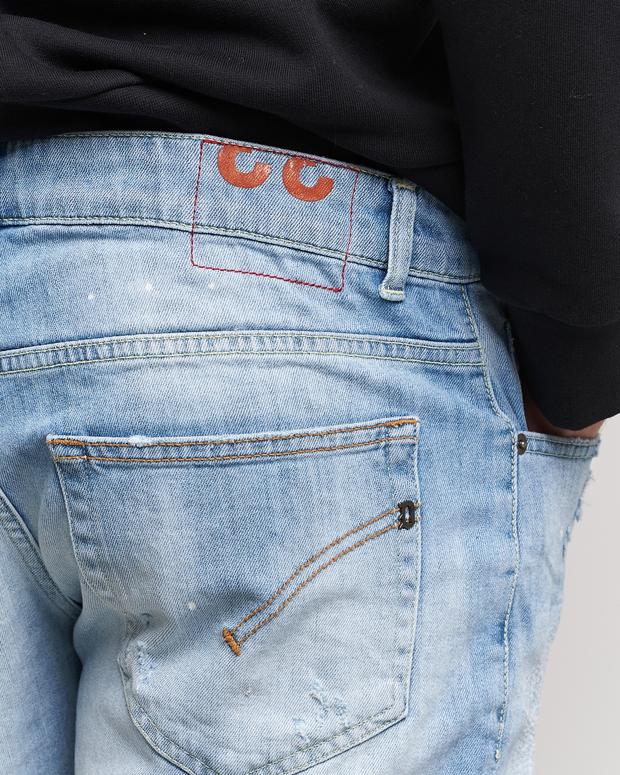 Homme | Shorts | Dondup | Derick Bull Denim Shorts Light Blue