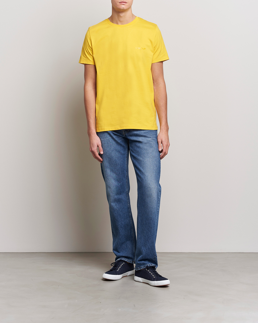 Homme | T-shirts | Dondup | Crew Neck Tee Yellow