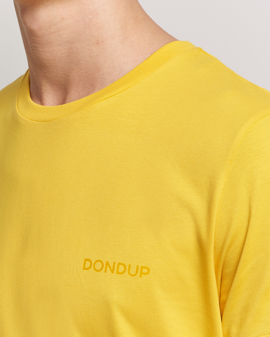 Homme | T-shirts | Dondup | Crew Neck Tee Yellow
