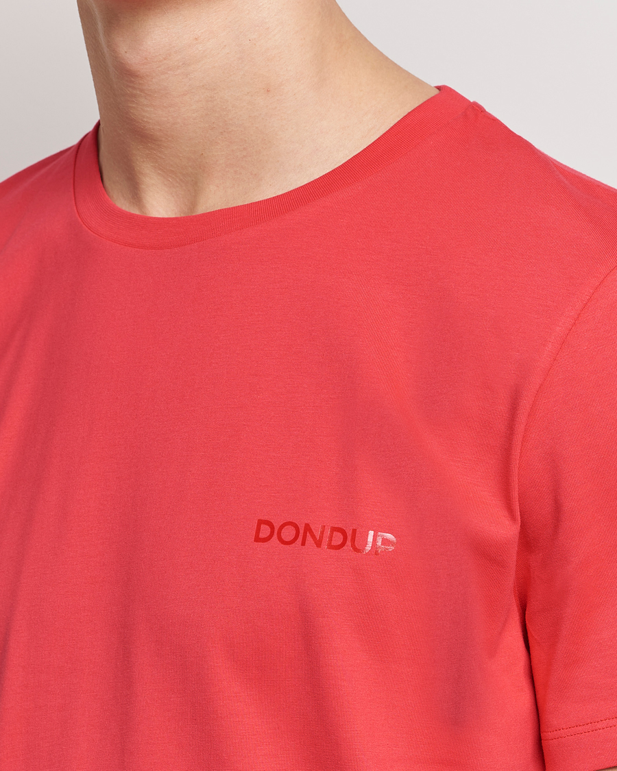 Homme | T-shirts | Dondup | Crew Neck Tee Coral