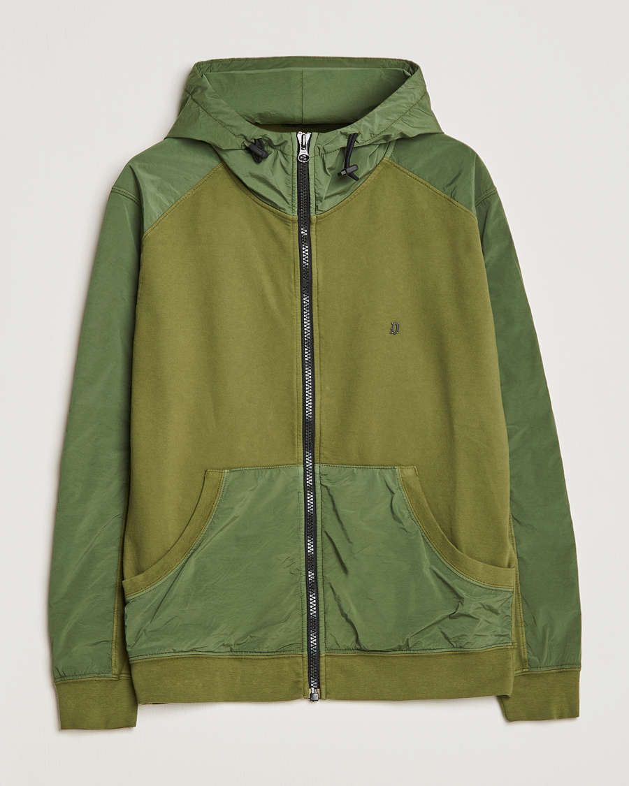 Homme | Pulls Et Tricots | Dondup | Full Zip Hoodie Jacket Olive