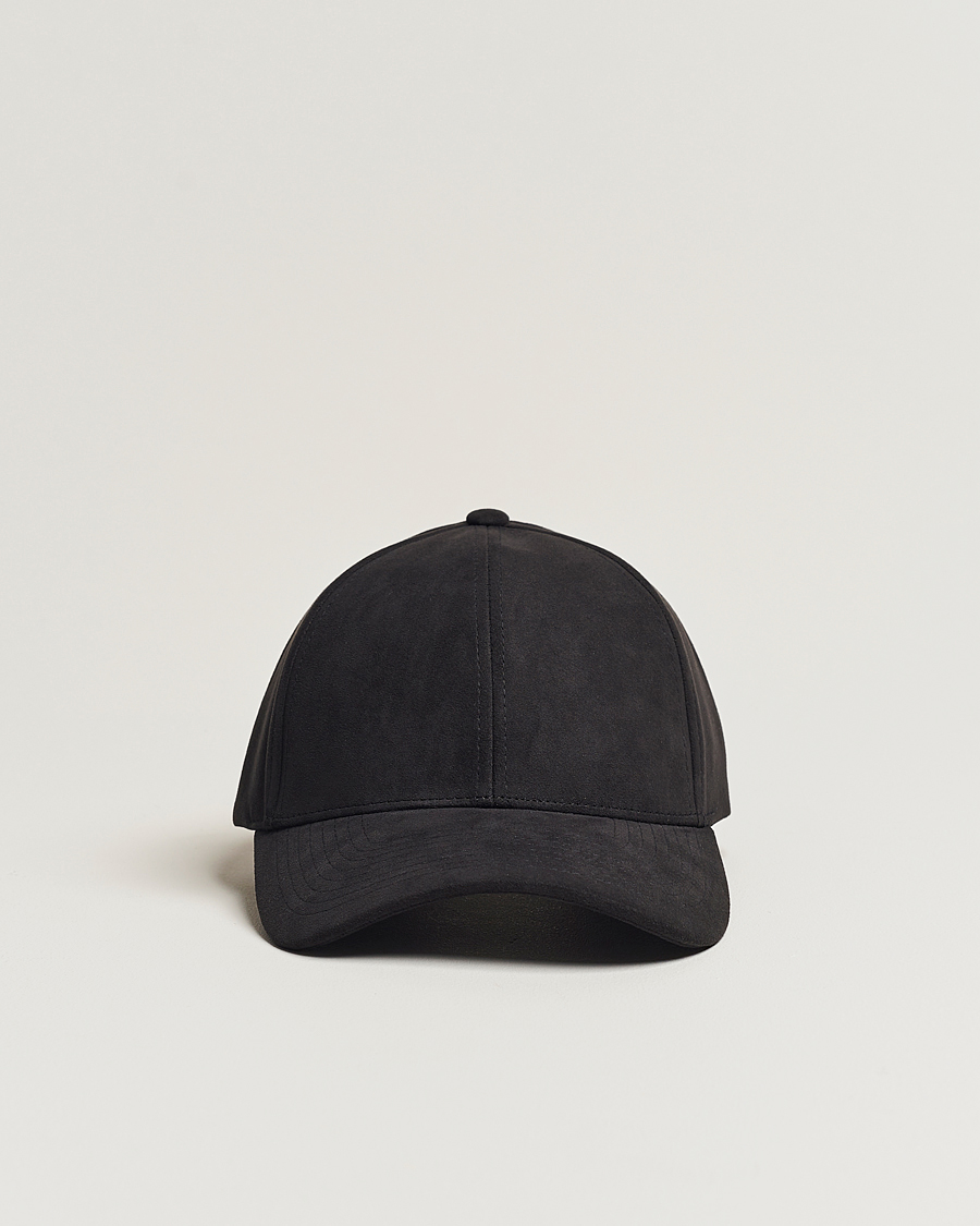 Homme | Varsity Headwear Alcantara Baseball Cap Notte Black | Varsity Headwear | Alcantara Baseball Cap Notte Black