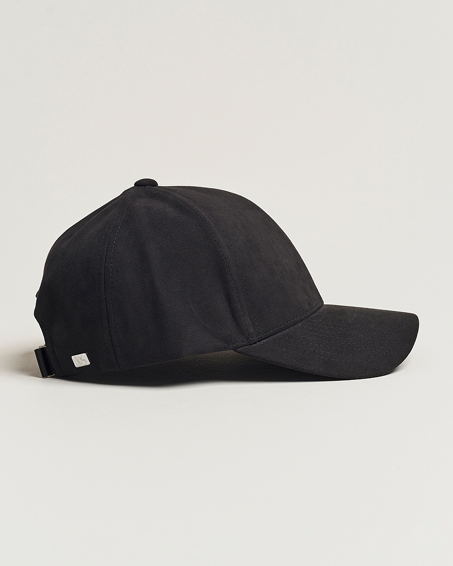 Homme | Varsity Headwear Alcantara Baseball Cap Notte Black | Varsity Headwear | Alcantara Baseball Cap Notte Black