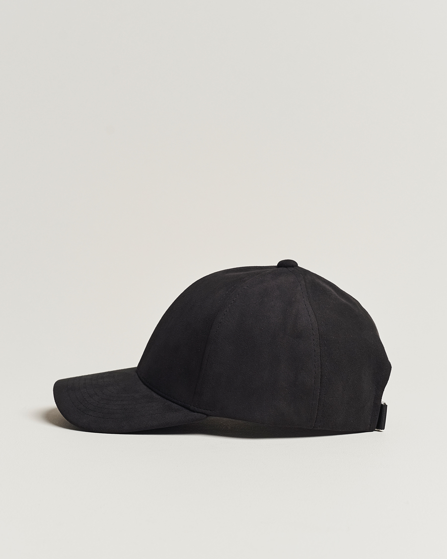 Homme | Varsity Headwear Alcantara Baseball Cap Notte Black | Varsity Headwear | Alcantara Baseball Cap Notte Black