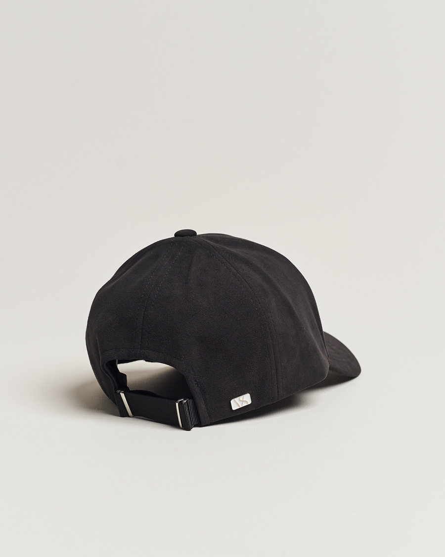Homme | Varsity Headwear Alcantara Baseball Cap Notte Black | Varsity Headwear | Alcantara Baseball Cap Notte Black