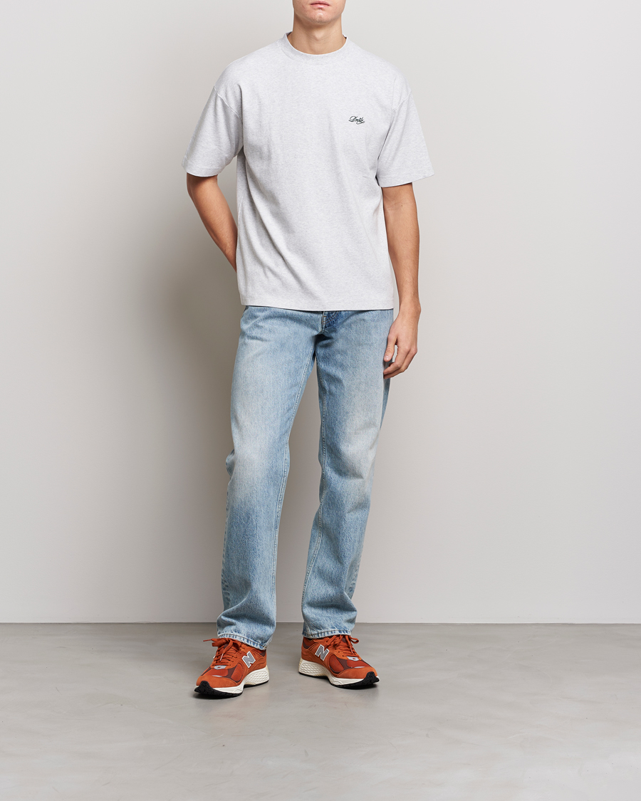 Homme | T-shirts | Drôle de Monsieur | Signature T-Shirt Light Grey