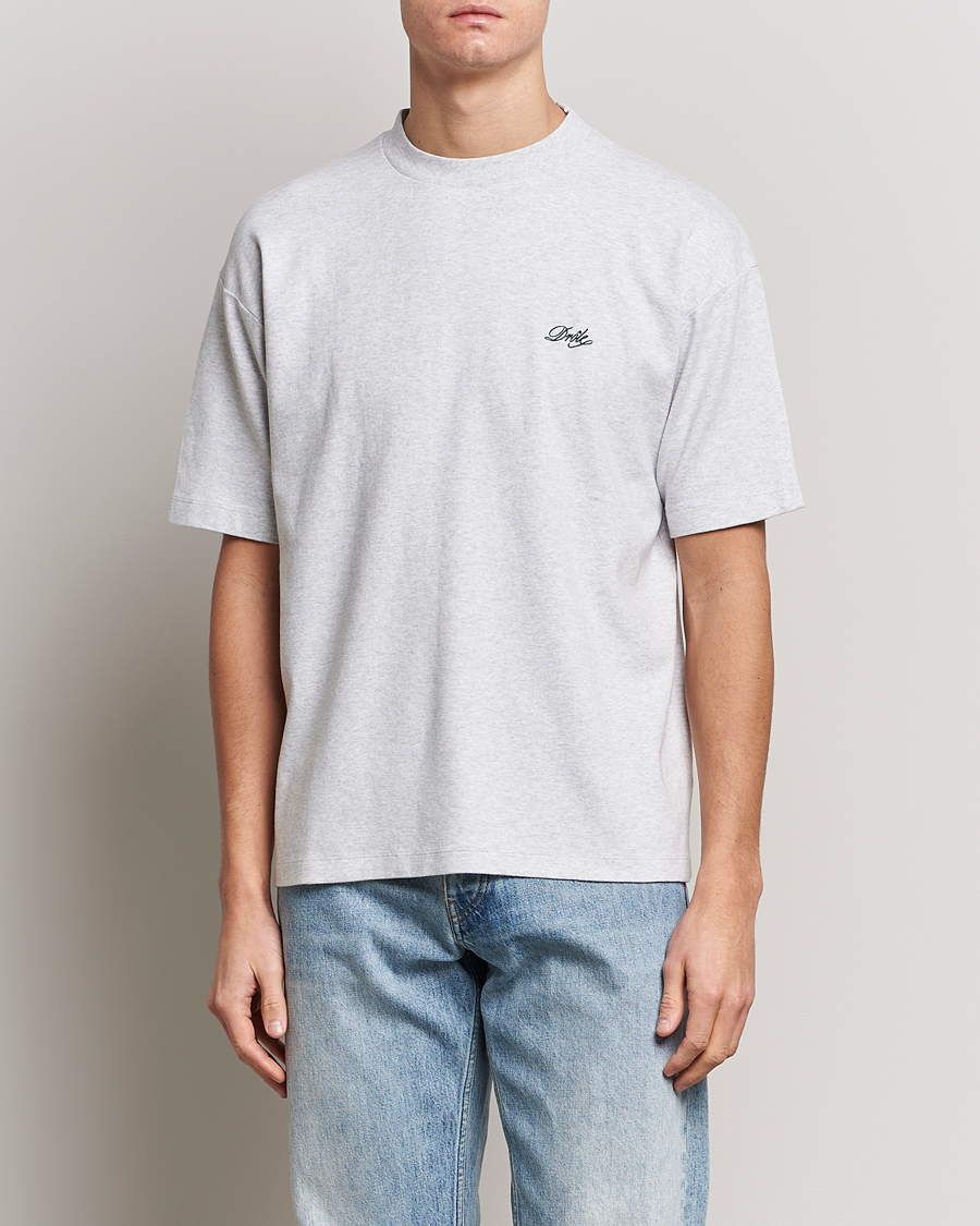 Homme | T-shirts | Drôle de Monsieur | Signature T-Shirt Light Grey