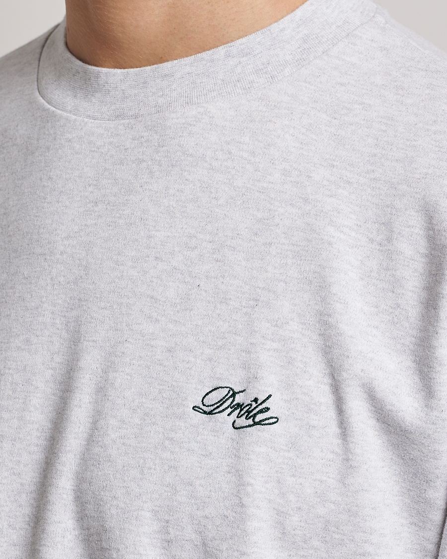 Homme | T-shirts | Drôle de Monsieur | Signature T-Shirt Light Grey