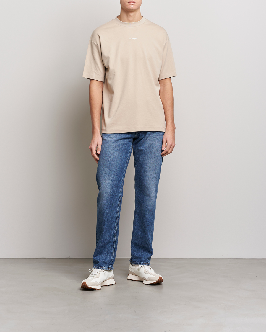 Homme | T-shirts | Drôle de Monsieur | Classic NFPM T-Shirt Beige