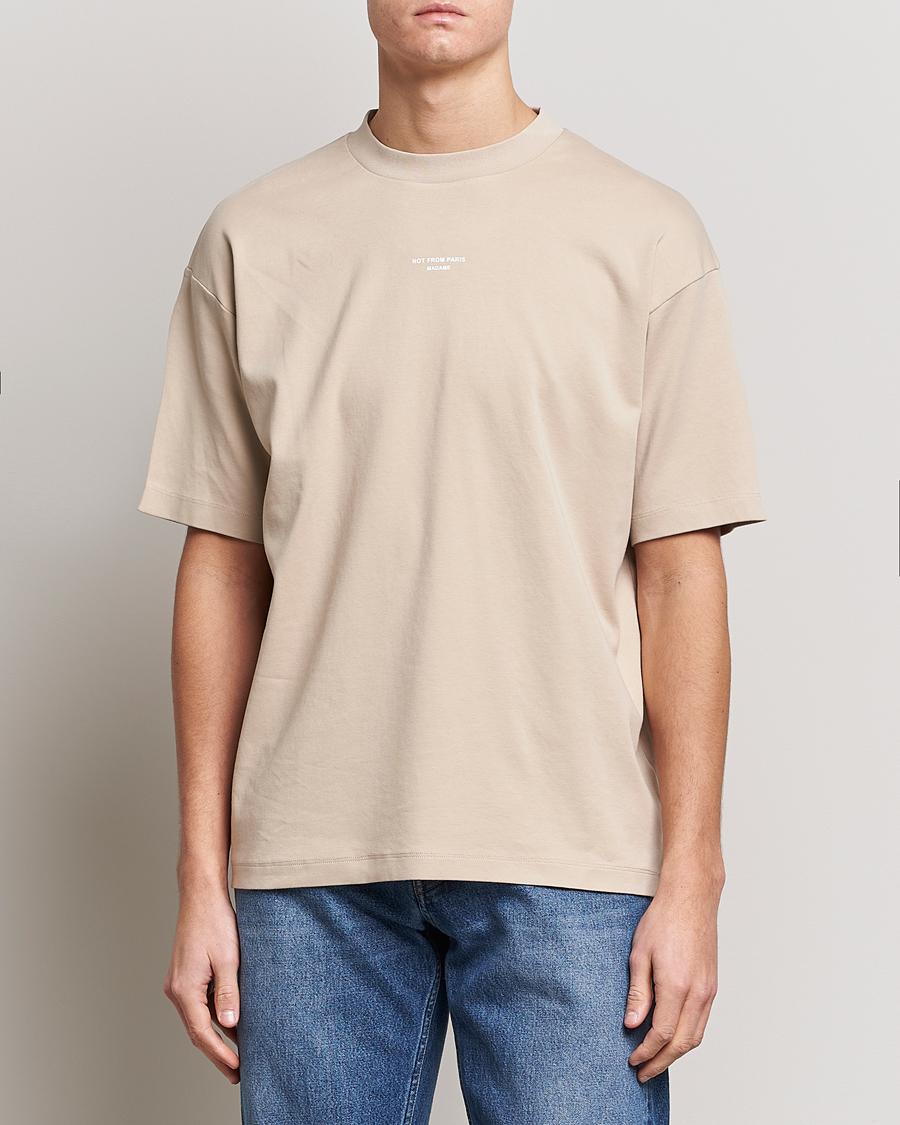 Homme | T-shirts | Drôle de Monsieur | Classic NFPM T-Shirt Beige