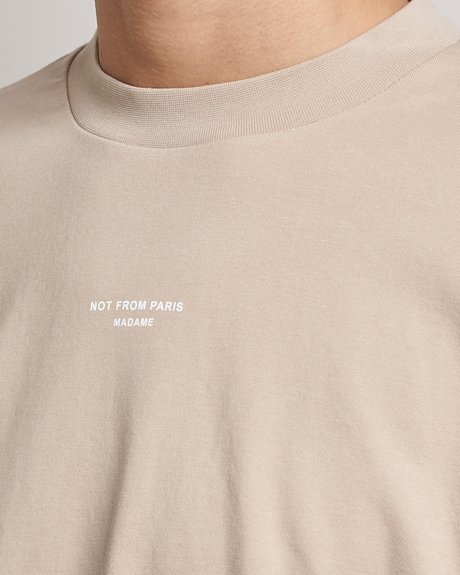 Homme | T-shirts | Drôle de Monsieur | Classic NFPM T-Shirt Beige