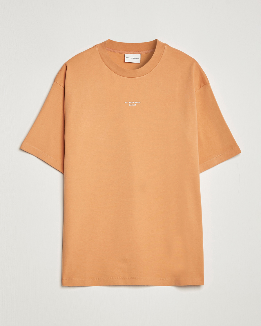 Homme | T-shirts | Drôle de Monsieur | Classic NFPM T-Shirt Peach