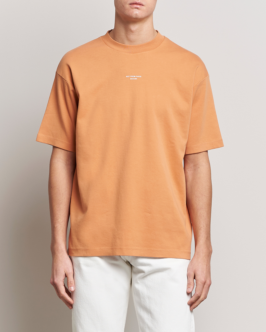 Homme | T-shirts | Drôle de Monsieur | Classic NFPM T-Shirt Peach