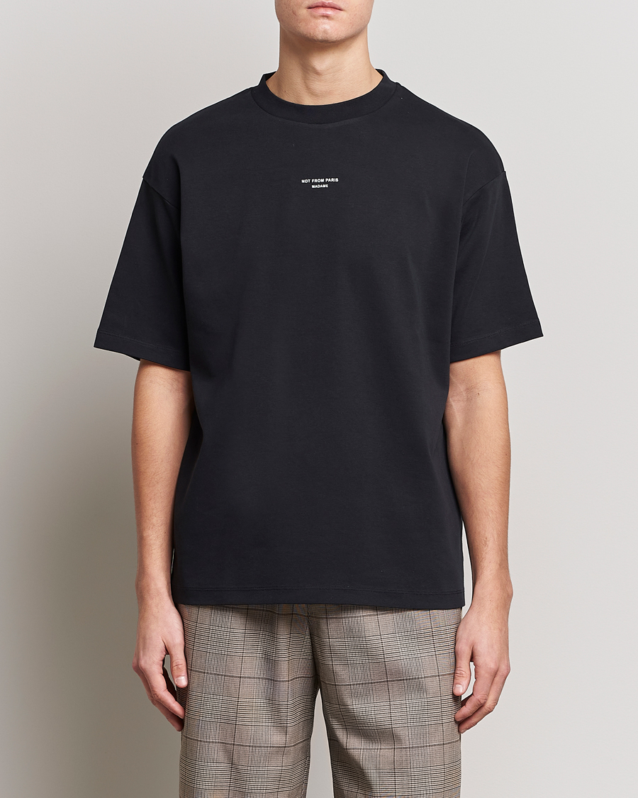Homme | T-Shirts Noirs | Drôle de Monsieur | Classic NFPM T-Shirt Black