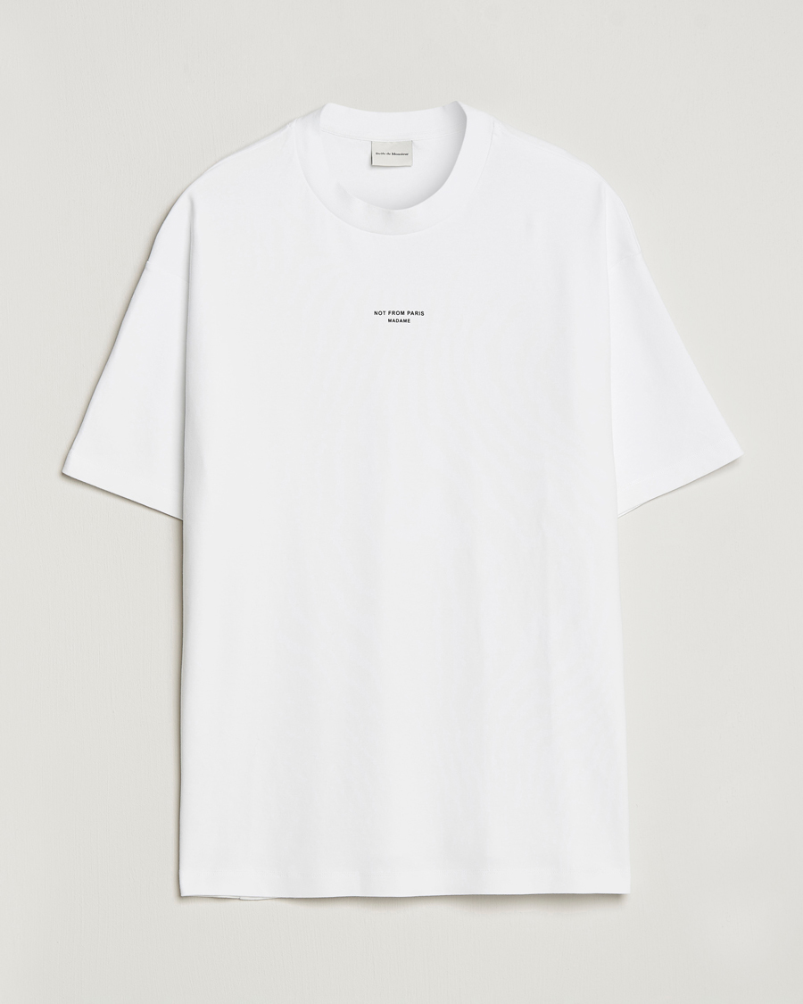 Homme | T-shirts | Drôle de Monsieur | Classic NFPM T-Shirt White