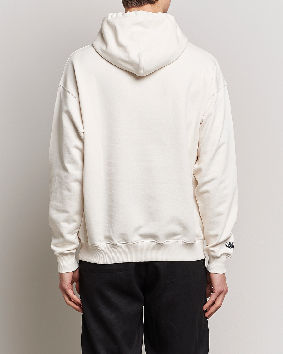 Homme | Pulls Et Tricots | Drôle de Monsieur | Fleur Embroidered Hoodie Off White
