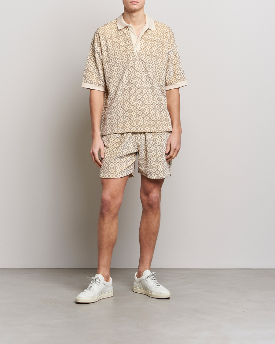 Homme | Polos | Drôle de Monsieur | Monogram Terry Polo Off White