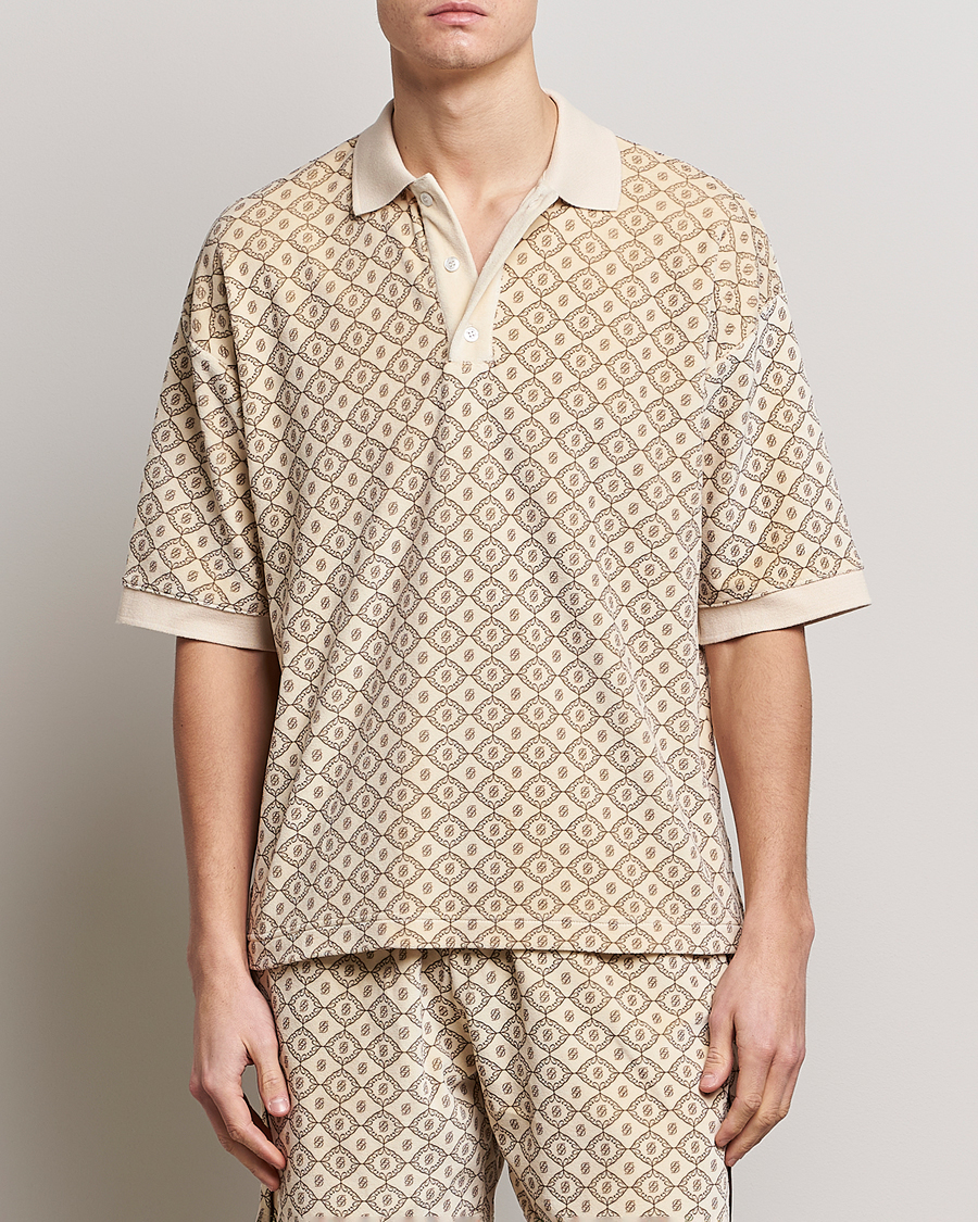 Homme | Polos | Drôle de Monsieur | Monogram Terry Polo Off White