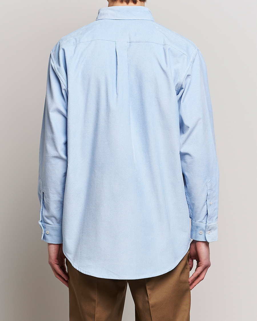 Homme | Chemises | Drôle de Monsieur | Fleur Corduroy Shirt Light Blue