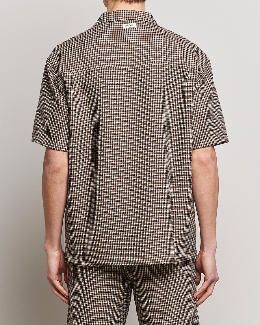 Homme | Chemises | Drôle de Monsieur | Jacquard Bowling Shirt Brown