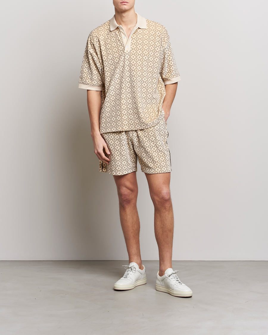 Homme | Shorts | Drôle de Monsieur | Monogram Terry Shorts Off White