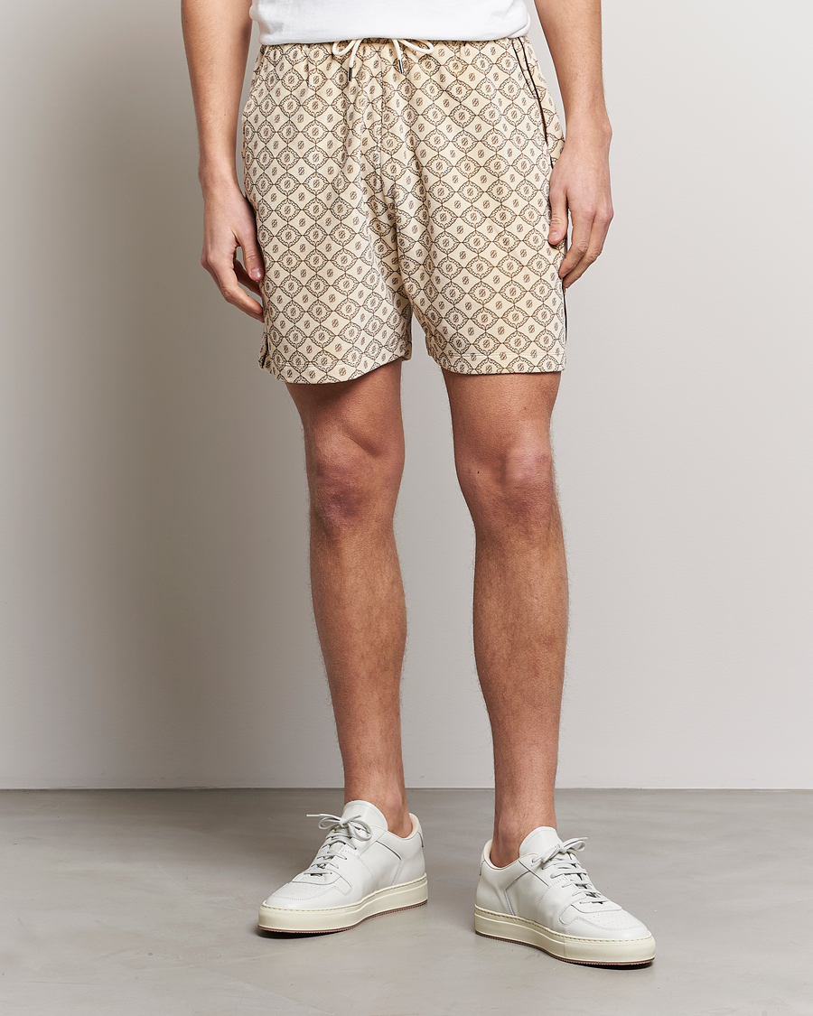 Homme | Shorts | Drôle de Monsieur | Monogram Terry Shorts Off White
