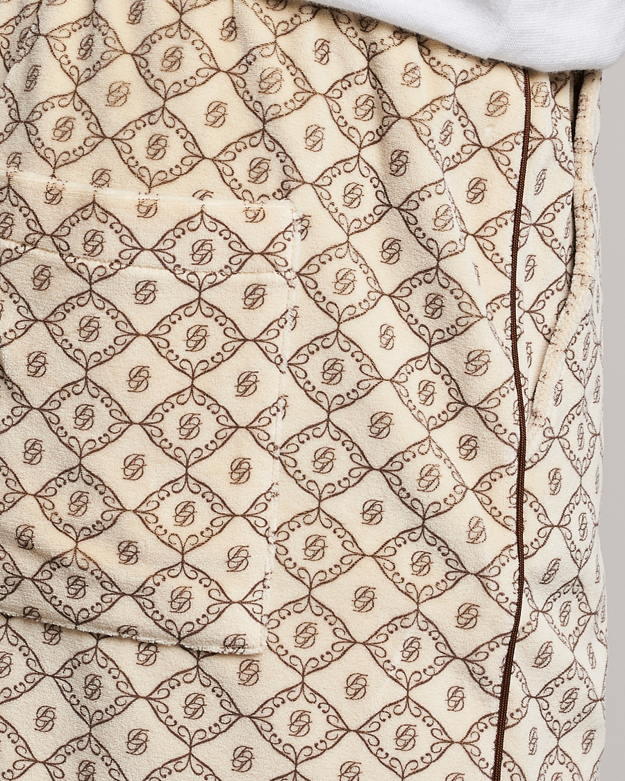 Homme | Shorts | Drôle de Monsieur | Monogram Terry Shorts Off White