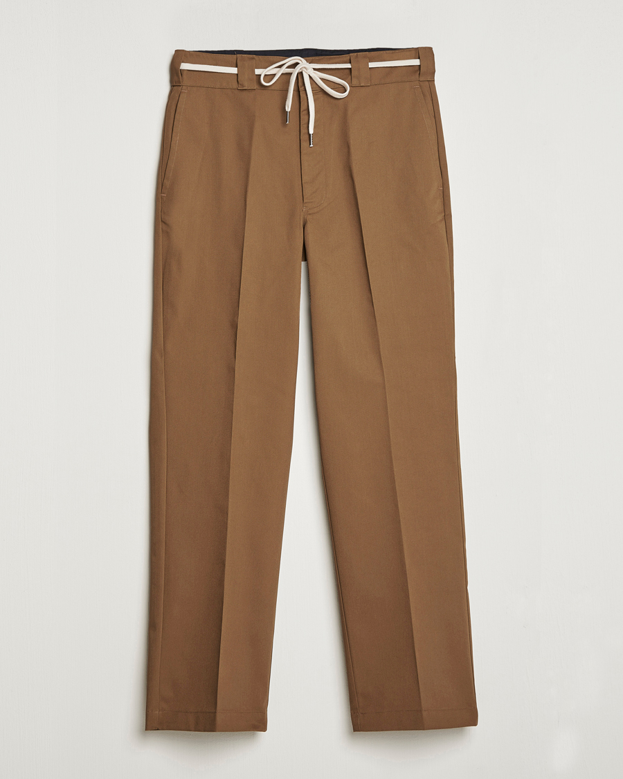 Homme | Pantalons | Drôle de Monsieur | Twill Pants Brown