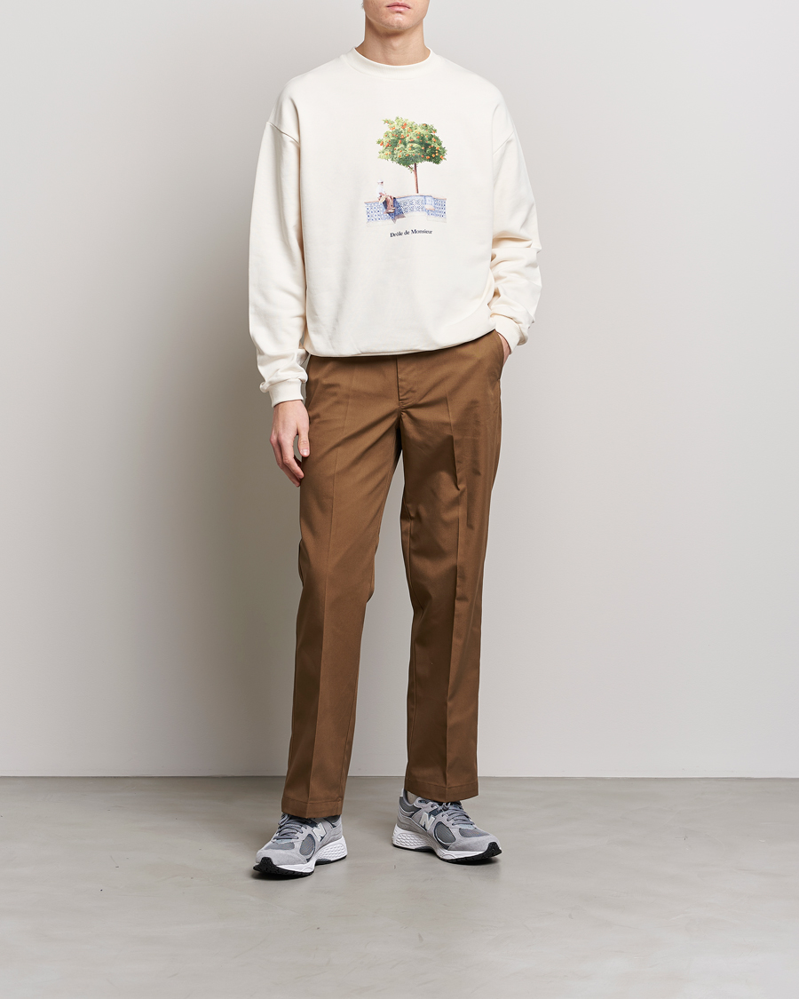 Homme | Pantalons | Drôle de Monsieur | Twill Pants Brown