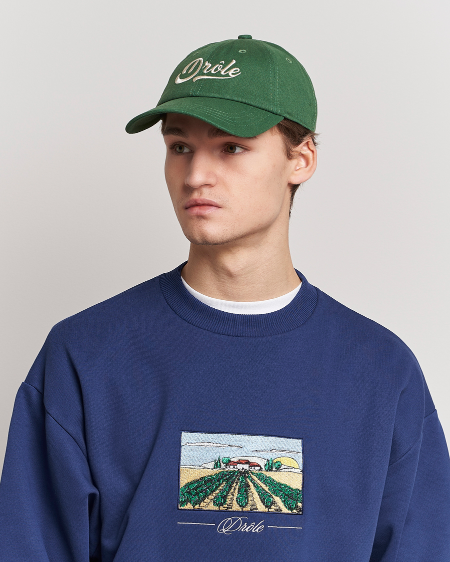 Homme | Drôle de Monsieur Sport Baseball Cap Green | Drôle de Monsieur | Sport Baseball Cap Green