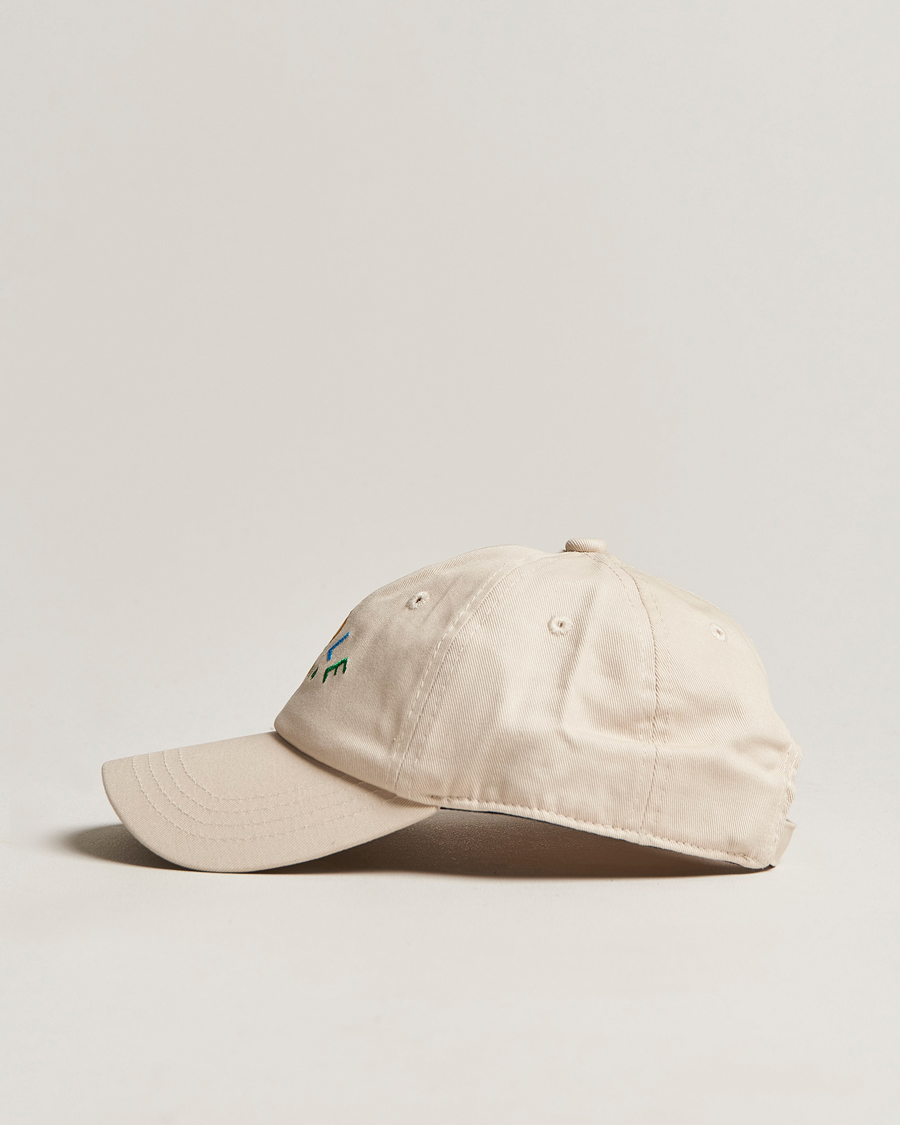 Homme | Drôle de Monsieur Fleur Baseball Cap Beige | Drôle de Monsieur | Fleur Baseball Cap Beige