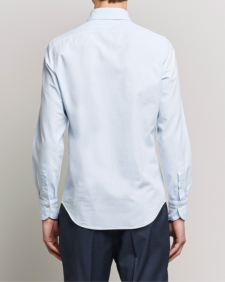 Homme | Chemises | Finamore Napoli | Tokyo Slim Chambray Shirt Light Blue